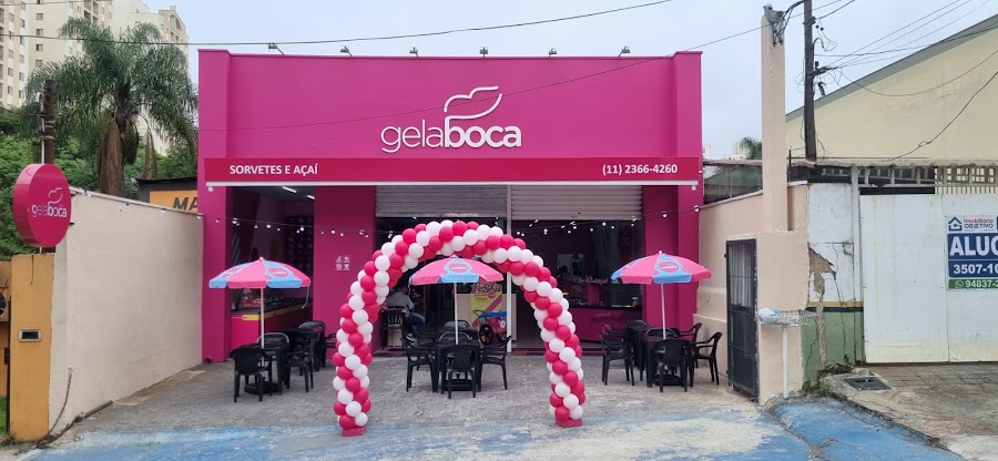 Fachada de Gela Boca Sorvetes