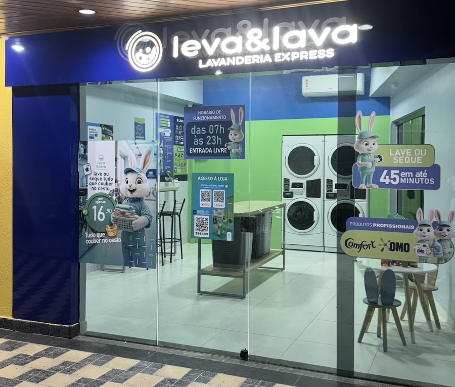 Fachada de Leva & Lava - Lavanderia Express