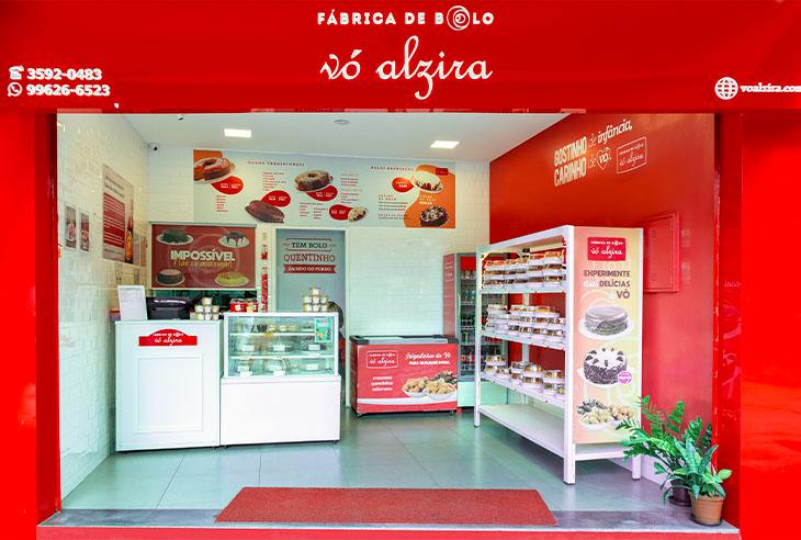 Fachada de Fábrica de Bolo Vó Alzira