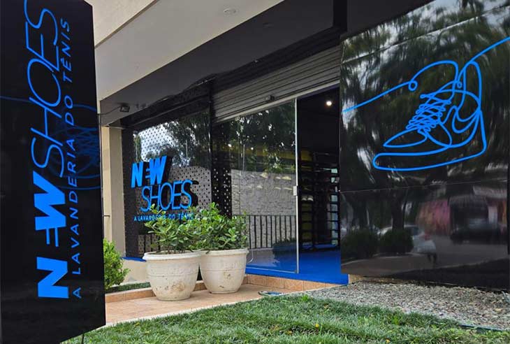 Fachada de New Shoes Lavanderia Especializada em Tênis