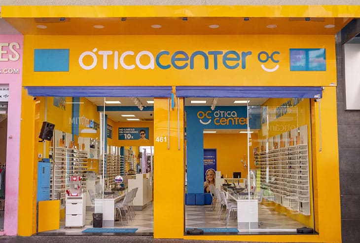 Fachada de Ótica Center