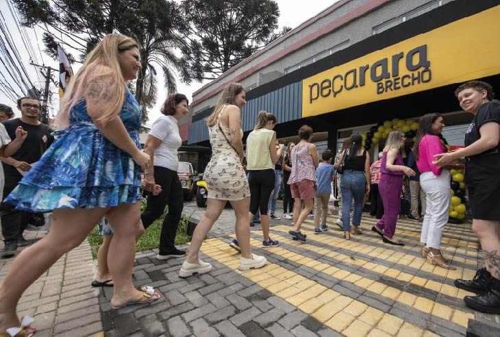 Fachada de Peça Rara Brechó