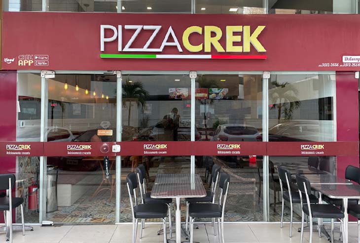 Fachada de Pizza Crek